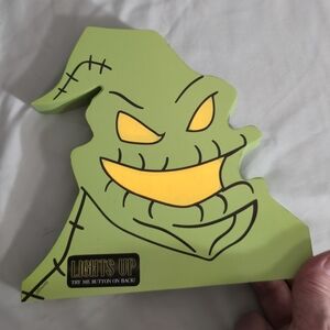 NBc Nightmare before Christmas disney nbc oogie boogie light  table Decor Nwt